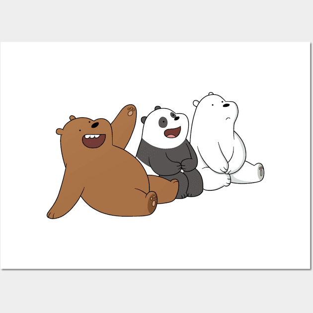 We Bare Bears Wall Art by positive_negativeart